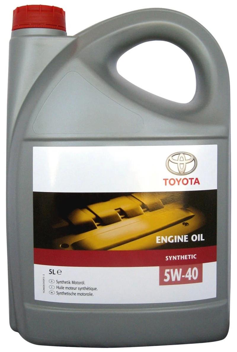 Моторное масло TOYOTA 5W40 SL/CF A3/B3/B4 (5л) (арт. 0888080375GO)