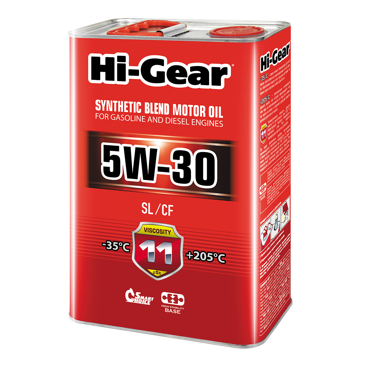 Моторное масло Hi-Gear 5W30 SL/CF, 4л. HG1134