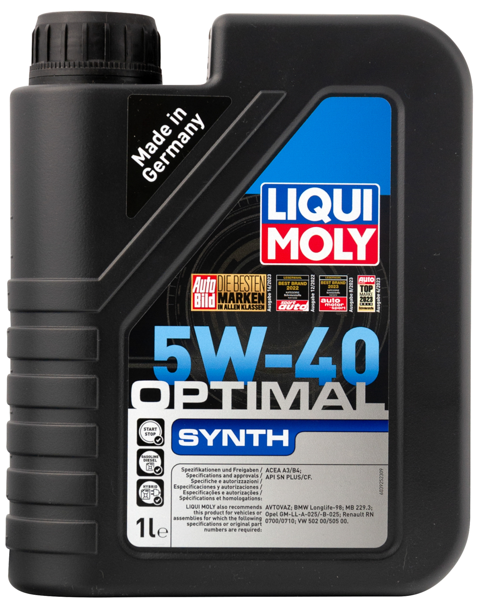 Масло моторное Liqui Moly Optimal Synth НСе 5W40 , 1 л. (арт. 3925)