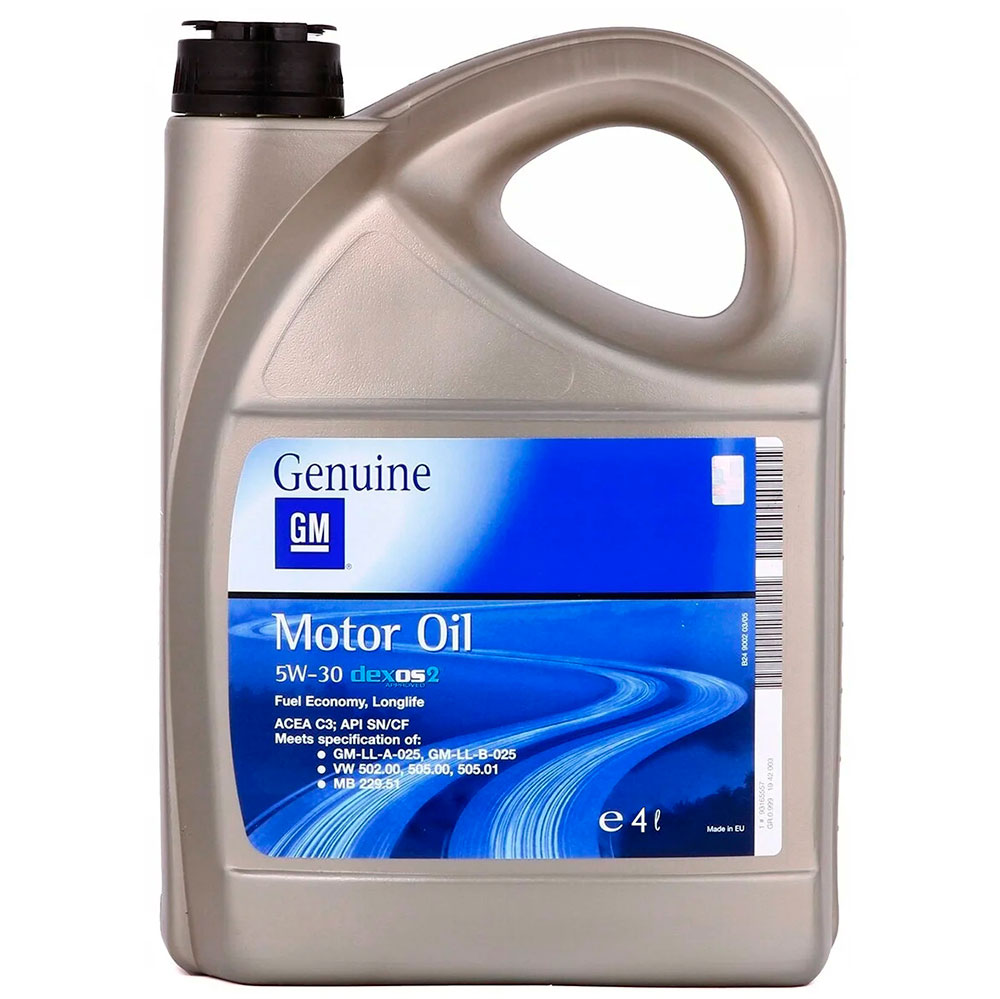 Моторное масло GM Dexos2 5W30 4л