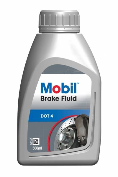 Жидкость тормозная DOT-4 MOBIL-EUROPE, 0.5 л.