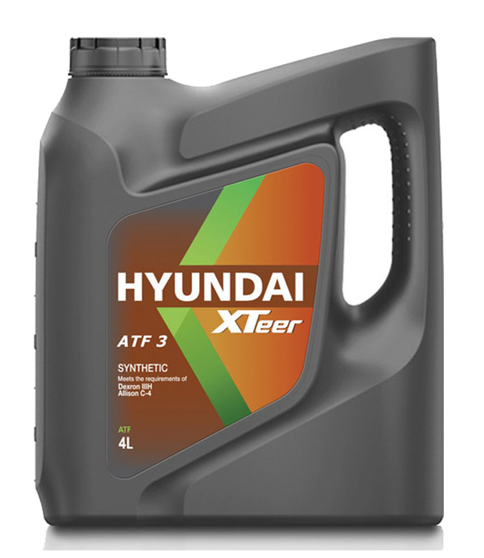 Масло трансмиссионное синтетическое Hyundai XTeer ATF-3 (4л)