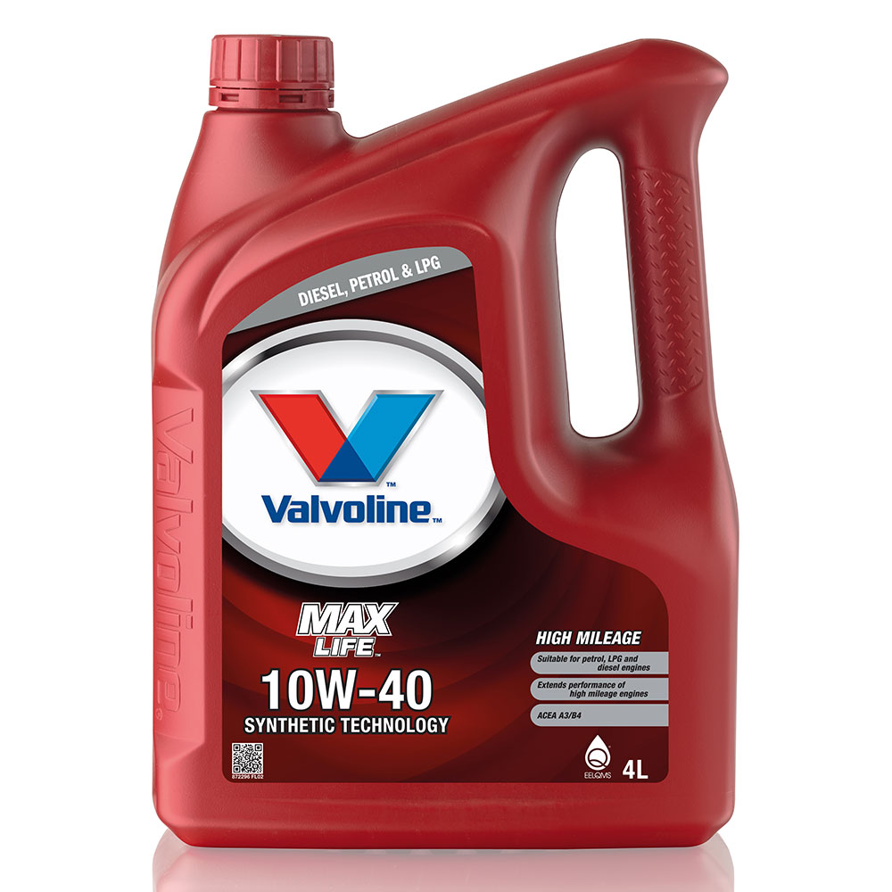 Масло моторное Valvoline MAXLIFE 10W-40 4L (арт. 872296)