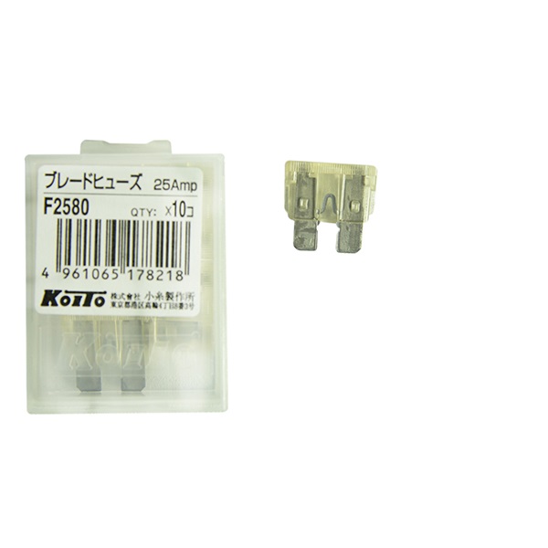 Предохранитель флажковый KOITO 25A 1 шт. (F2580)