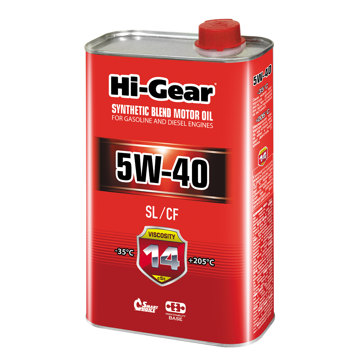 Моторное масло Hi-Gear 5W40 SL/CF, 1л. HG1140