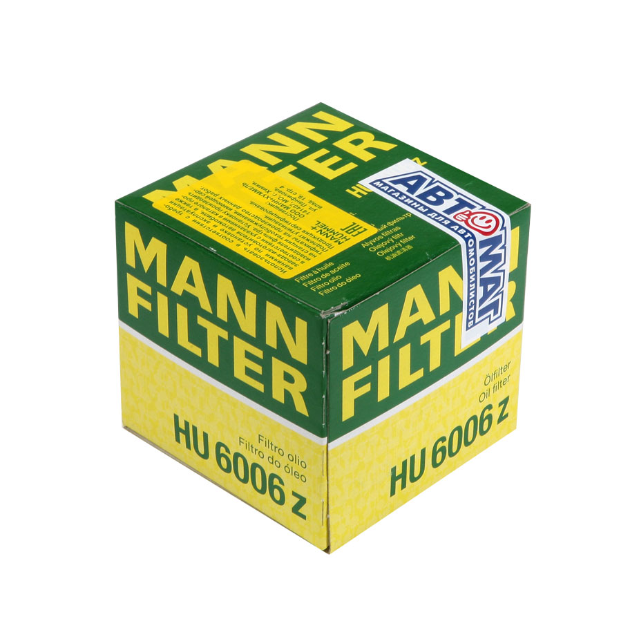 Фильтр масляный MANN-FILTER HU 6006Z