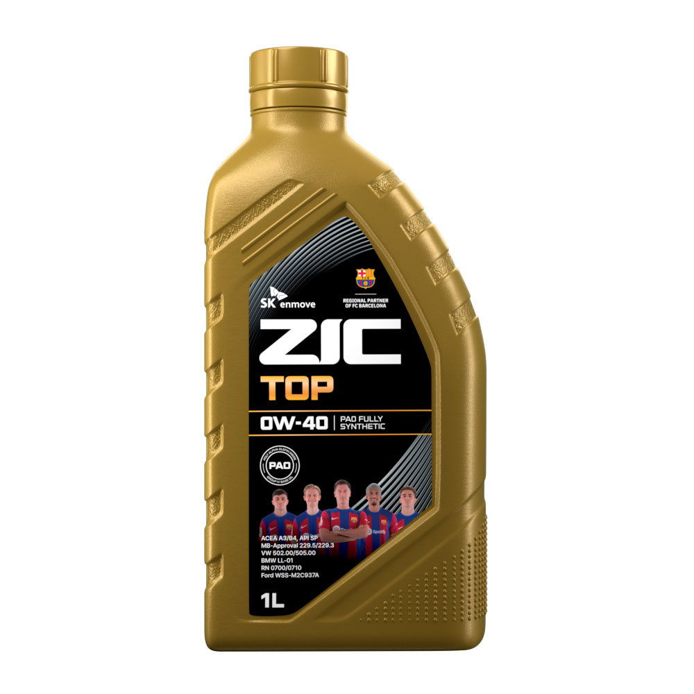 Масло моторное ZIC TOP 0W-40 (1л) (132611)