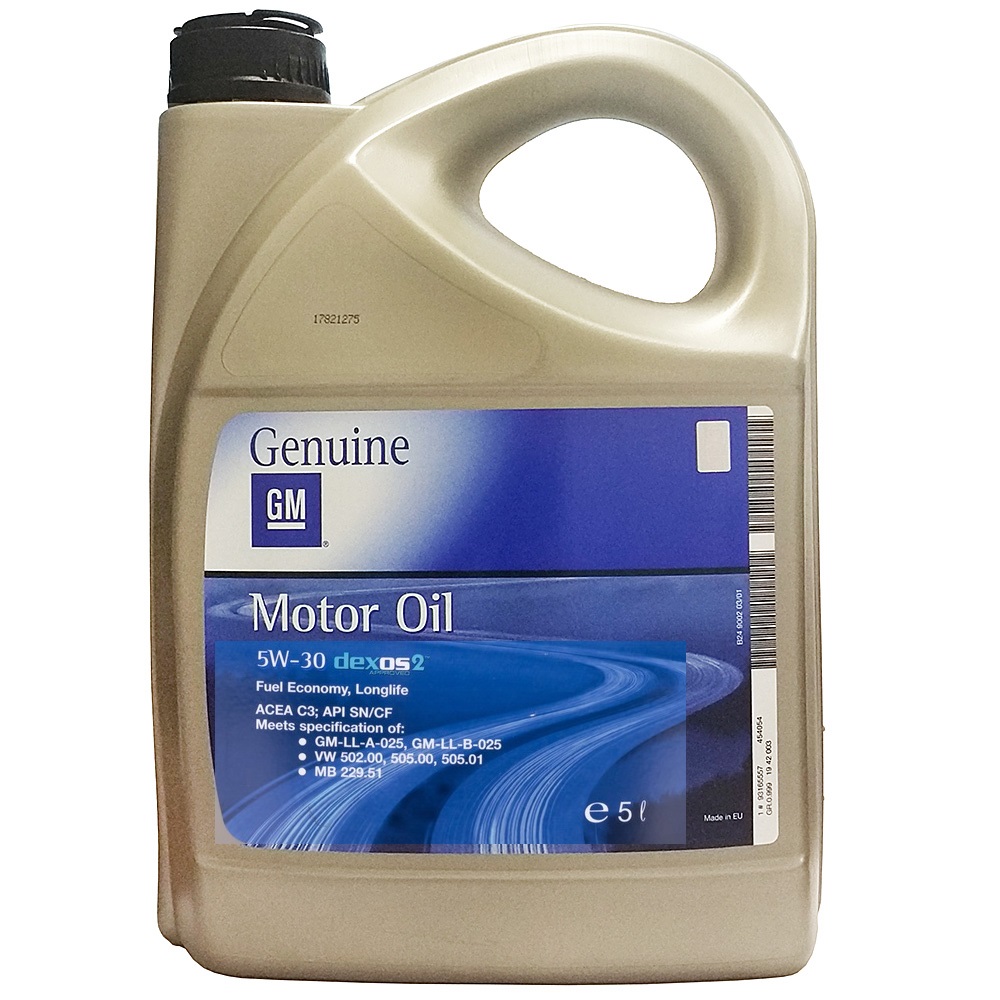 Моторное масло GM Dexos2 5W30 (1942003) 5л